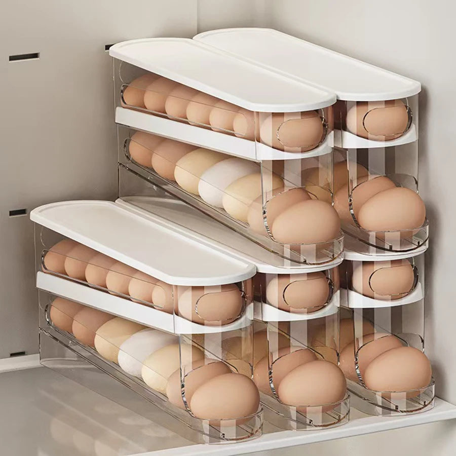 EggRoll – Eier Organizer mit Nachrutschfunktion