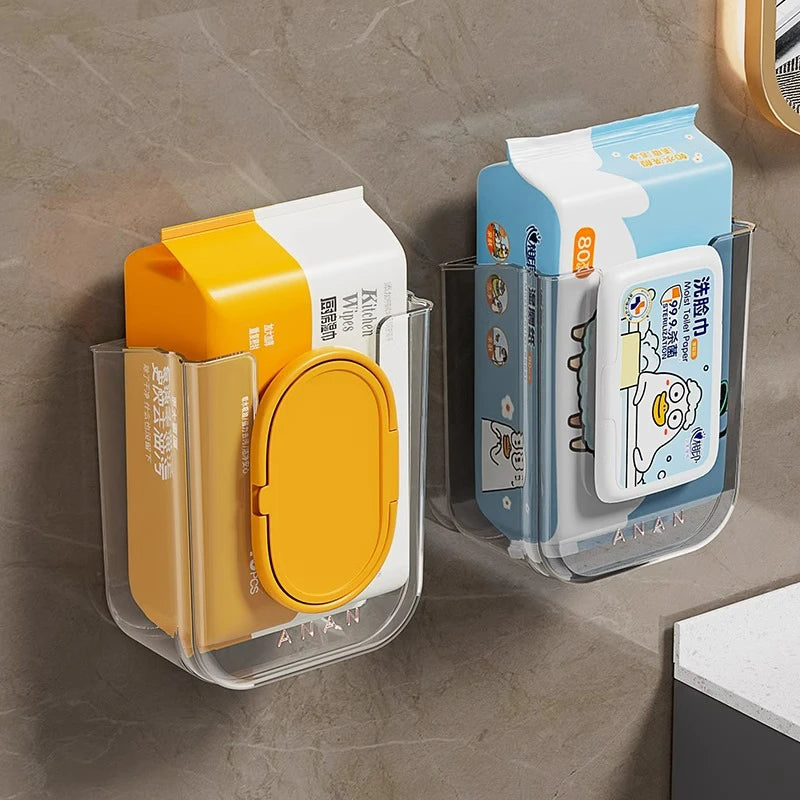 WipeBox – Wandhalter für Feuchttücher & Reinigungstücher ohne Bohren