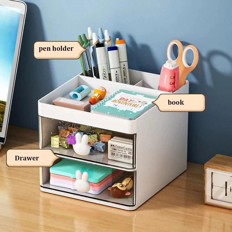 DeskDrawer Organizer – Kleiner Schreibtisch Organizer mit Schublade