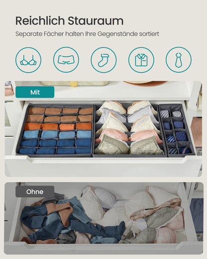 Foldable Underwear Organizer – 8-teiliges Set