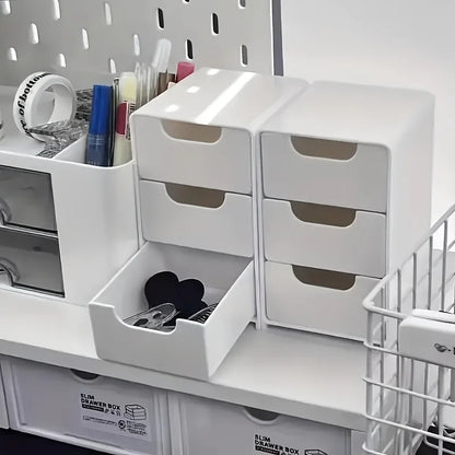 Chic3-Tier Desk Organizer – 3-stufiger Schreibtisch-Organizer mit Schubladen