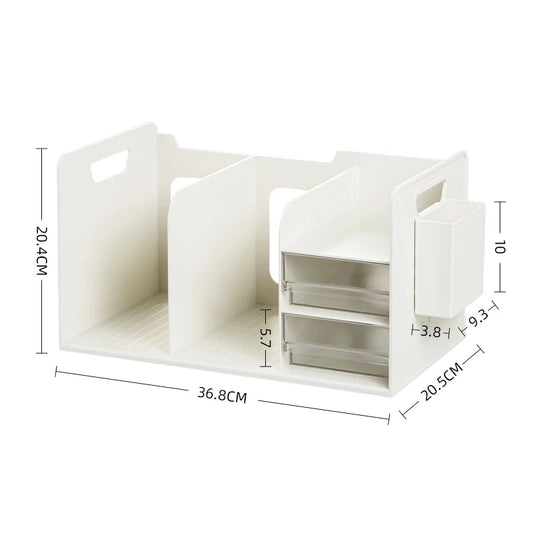BookShelf Desk Organizer – Schreibtisch-Bücherregal & Ablagebox