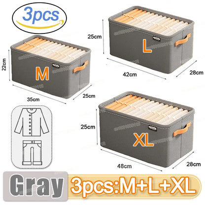 SpaceSaver Clothes Box – Großer Kleiderschrank-Organizer