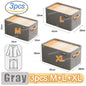 SpaceSaver Clothes Box – Großer Kleiderschrank-Organizer
