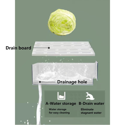 FreshBox Clear – Stapelbare Kühlschrank Organizer