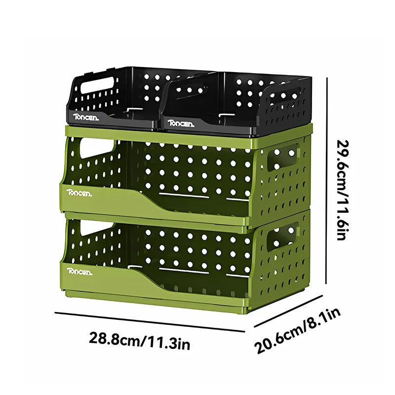 Stackable 3-Tier Desk Organizer – Stilvoller Schreibtisch-Organizer