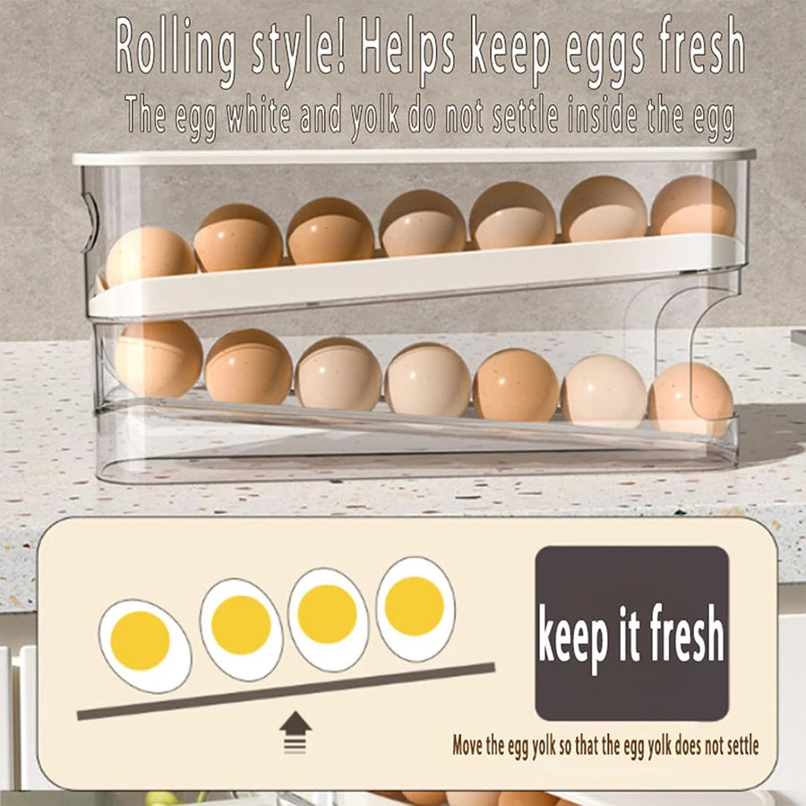 EggRoll – Eier Organizer mit Nachrutschfunktion