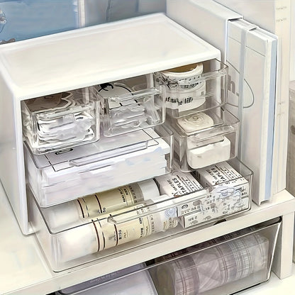 DrawerTower Organizer – Schreibtisch Organizer mit 6 Schubladen
