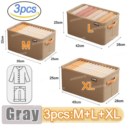 SpaceSaver Clothes Box – Großer Kleiderschrank-Organizer