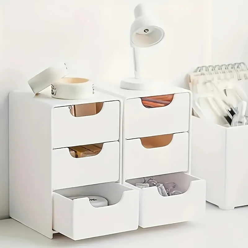 Chic3-Tier Desk Organizer – 3-stufiger Schreibtisch-Organizer mit Schubladen