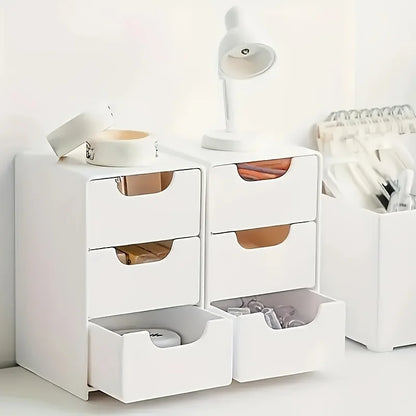 Chic3-Tier Desk Organizer – 3-stufiger Schreibtisch-Organizer mit Schubladen