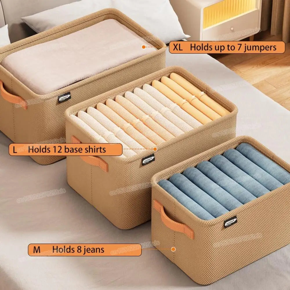 SpaceSaver Clothes Box – Großer Kleiderschrank-Organizer